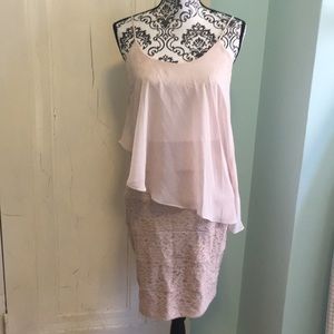 Dusty pink spaghetti strap dress Sz 6